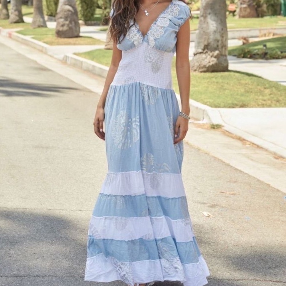 Cotton Baby Blue Sundress